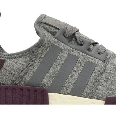 adidas NMD R1 Wool Grey Four Maroon