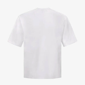 ALMOST GODS | BURNING HEART BOXY TEE { WHITE