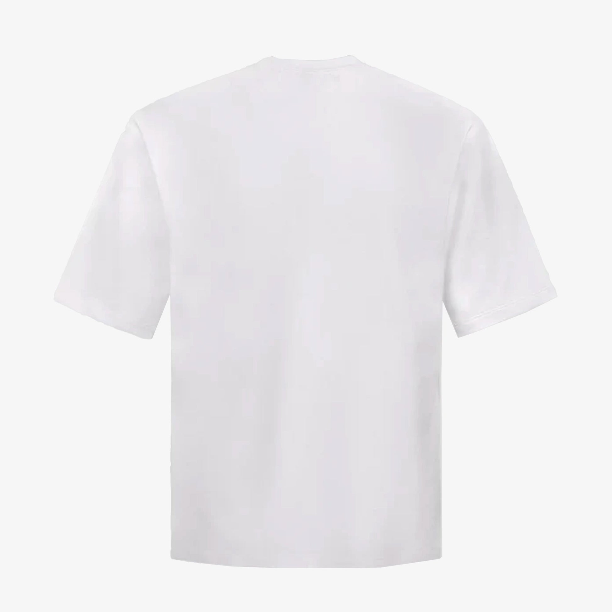 ALMOST GODS | BURNING HEART BOXY TEE { WHITE