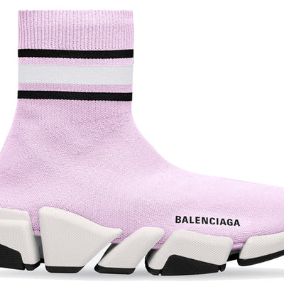 Balenciaga Speed 2.0 Stripped Pink (Women'S)