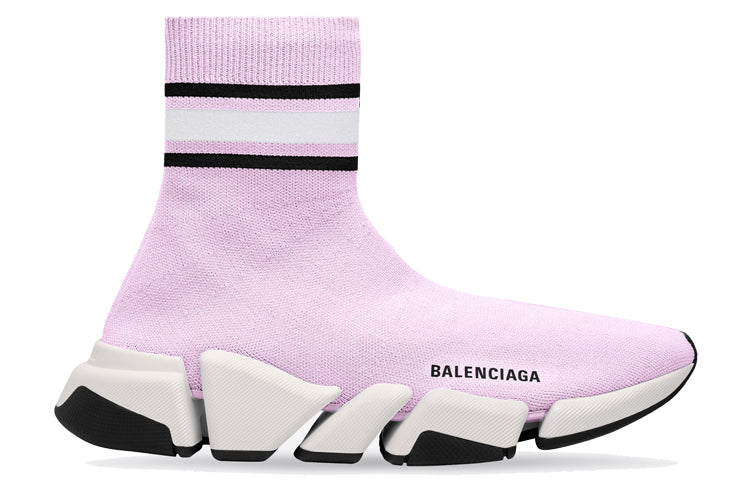 Balenciaga Speed 2.0 Stripped Pink (Women'S)