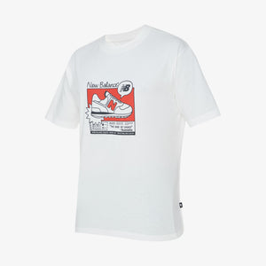 New Balance | ADVERT GRAPHICS T-SHIRT  { WHITE