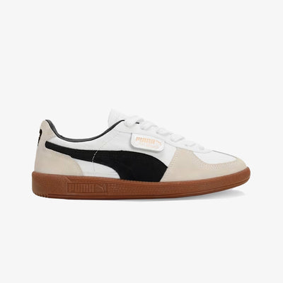 PUMA | PALERMO LTH { PUMA WHITE-VAPOR GRAY-GUM