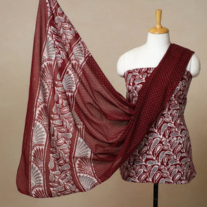 3pc Cotton Kutch Batik Print Dress Material 26