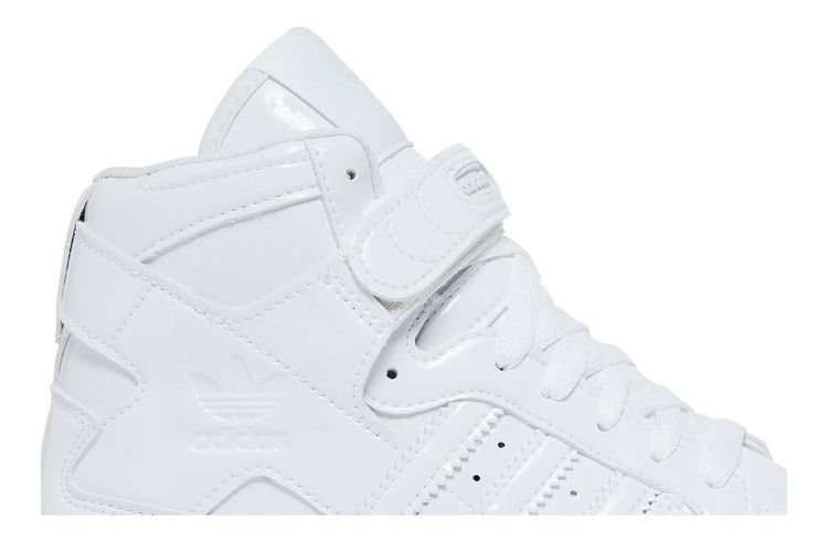 adidas Forum Mid Triple White Patent Leather (Women's)