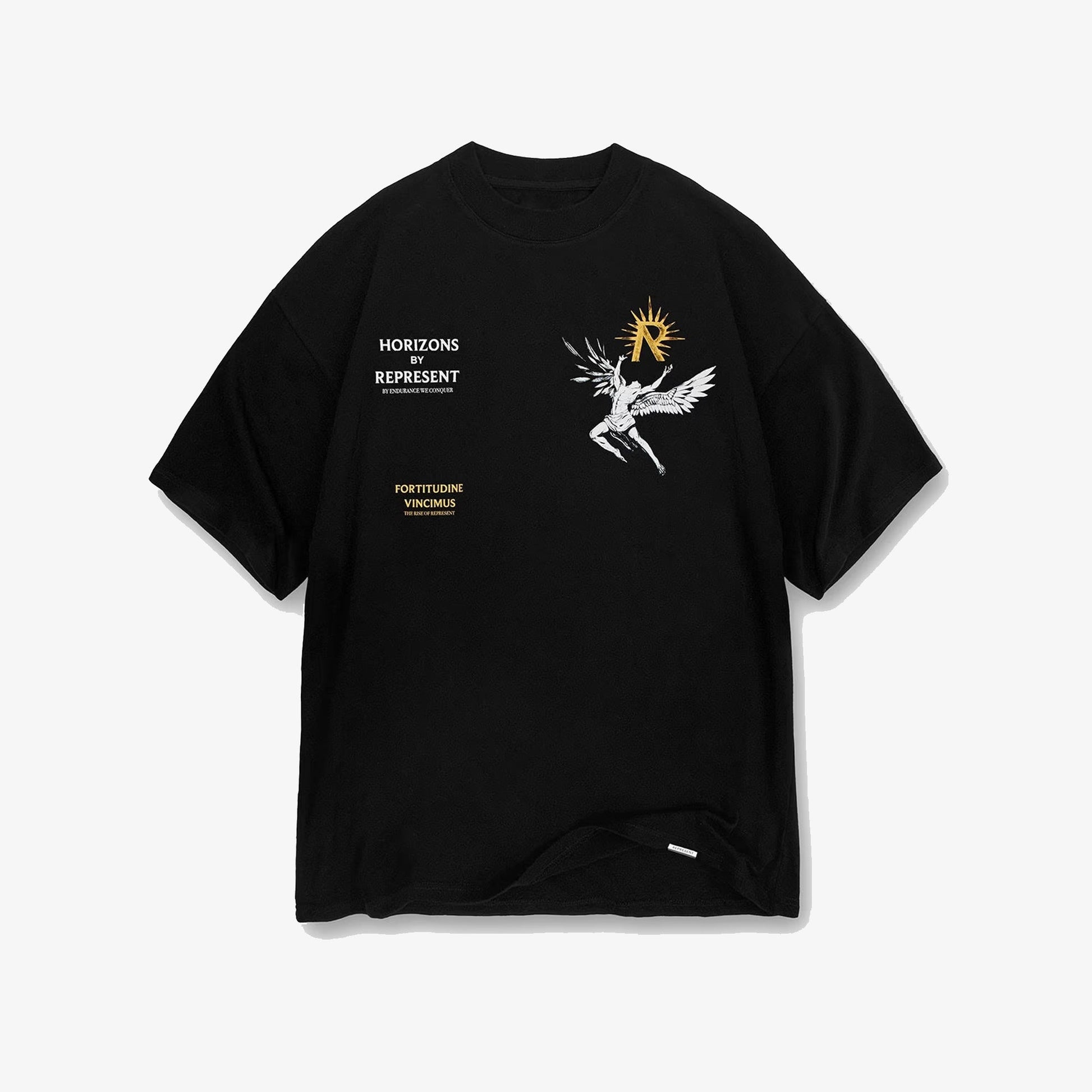 Represent | ICARUS T-SHIRT  { JET BLACK