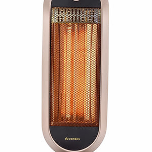 Carbon 2 Rod Room Heater for Winter with 2 Heat Setting - 500W/1000W (Black/Brown)