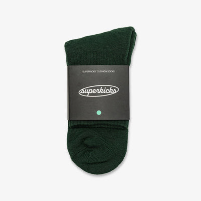 Superkicks | CREW SOCKS  { GREEN