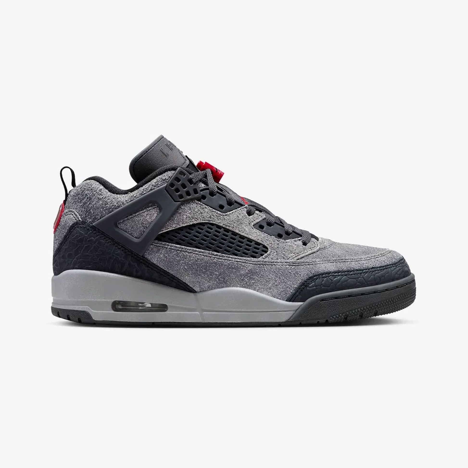 JORDAN | SPIZIKE LOW { ANTHRACITE/GYM RED-BLACK
