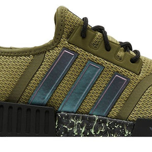 adidas NMD R1 Focus Olive Core Black Green Spark