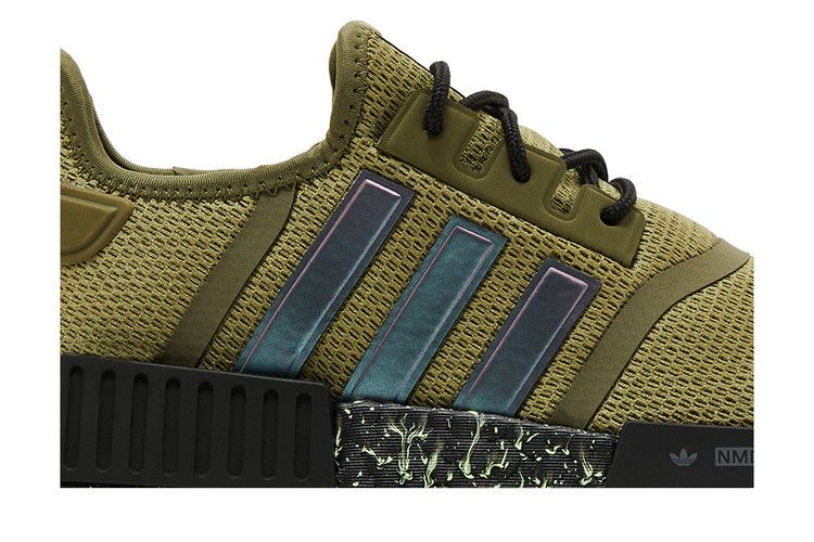 adidas NMD R1 Focus Olive Core Black Green Spark