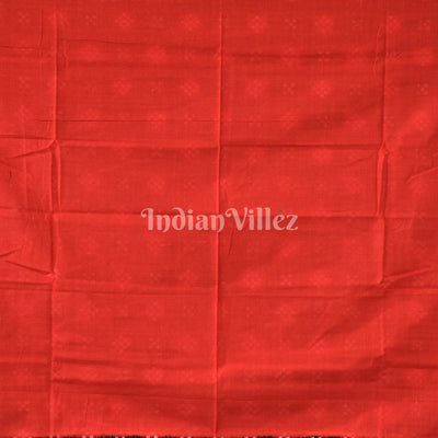 Black Red Pasapali Sambalpuri Cotton Saree