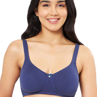 Magic Shaper Non-padded & Non-wired Bra  - Blue Opal