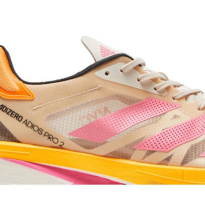 adidas Adizero Adios Pro 2 Halo Ivory Pink Solar Gold