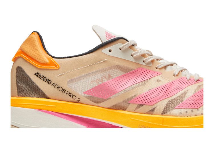 adidas Adizero Adios Pro 2 Halo Ivory Pink Solar Gold