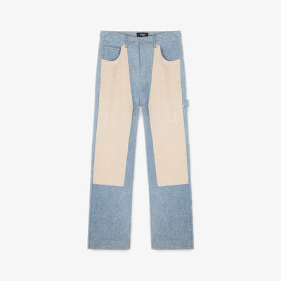 REPRESENT | R3C-V2 COLOUR BLOCK CARPENTER DENIM { BLUE