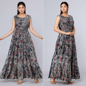 grey-floral-printed-muslin-gown