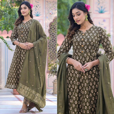 green-floral-printed-pure-cotton-anarkali-salwar-suit