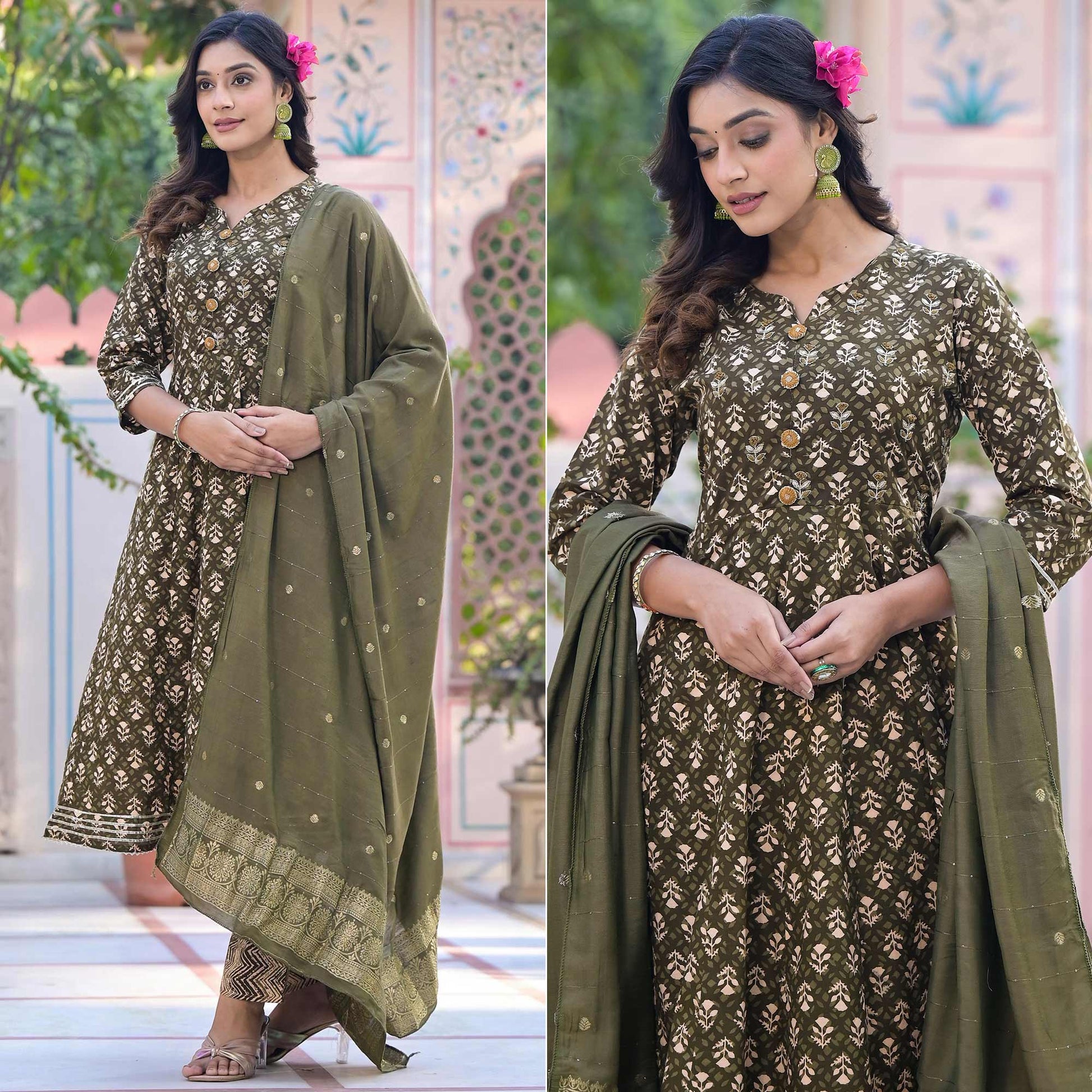 green-floral-printed-pure-cotton-anarkali-salwar-suit