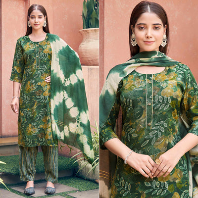 green-floral-foil-printed-rayon-suit-2