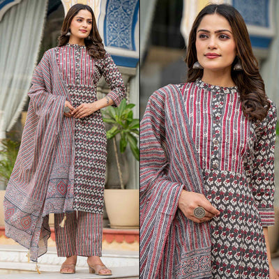 grey-floral-printed-pure-cotton-straight-salwar-suit