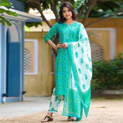 3-green-floral-printed-pure-cotton-salwar-suit