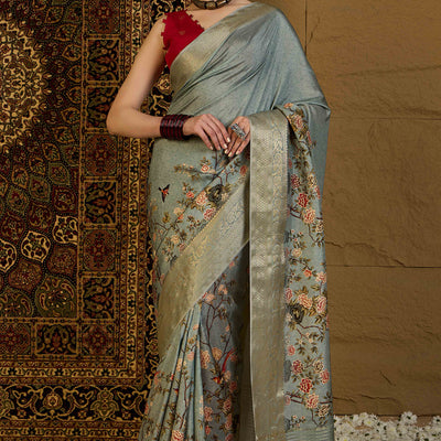 grey-floral-printed-viscose-saree