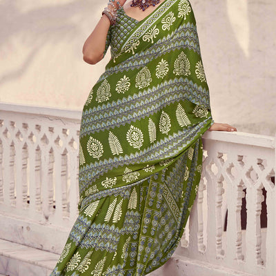 green-floral-ajrakh-printed-satin-saree-with-tassels-12