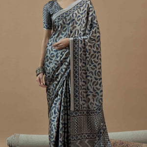 grey-ajrakh-printed-satin-saree-with-tassels-8