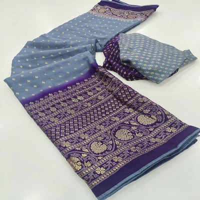 grey-foil-printed-georgette-saree-5