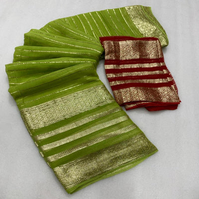 green-striped-zari-woven-viscose-saree