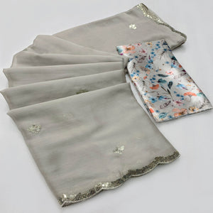 grey-floral-sequins-embroidered-chiffon-saree