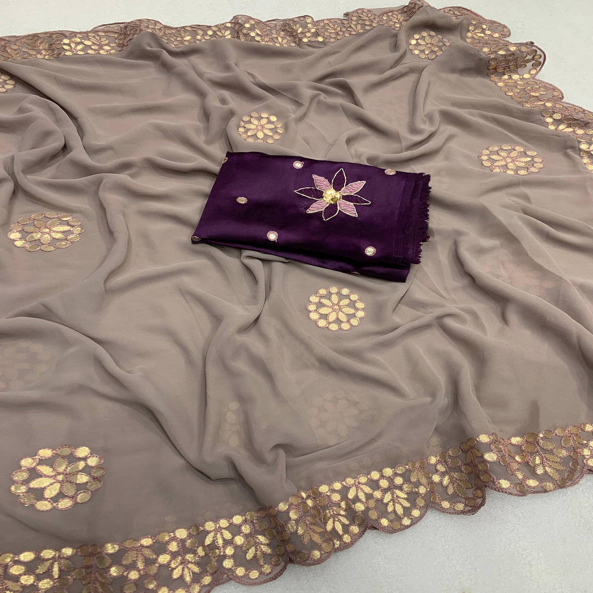 grey-georgette-saree-with-gotta-patti-work