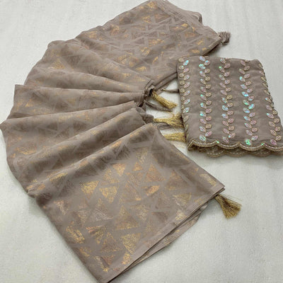 grey-geometric-foil-printed-georgette-saree-with-tassels