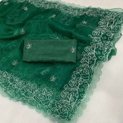 green-floral-embroidered-organza-saree-10