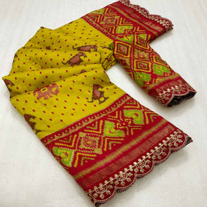 green-pink-ikkat-printed-dola-silk-saree-with-sequins-embroidered-border