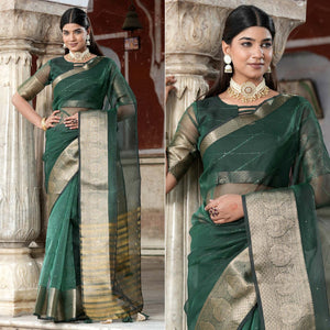 green-sequins-embroidered-organza-saree-with-woven-border