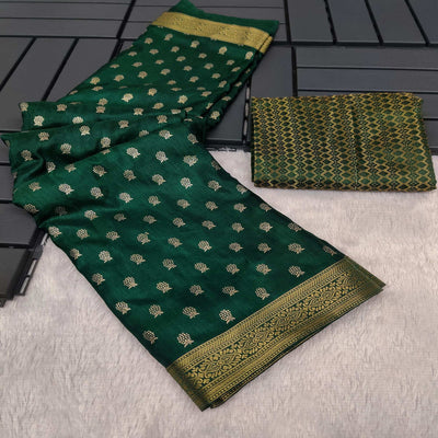 green-foil-printed-vichitra-silk-saree