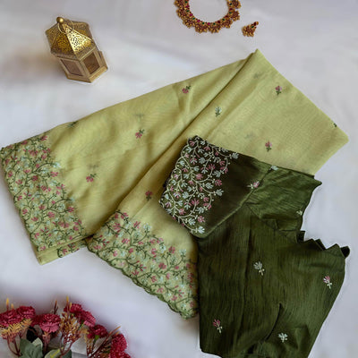 green-floral-embroidered-organza-saree-11