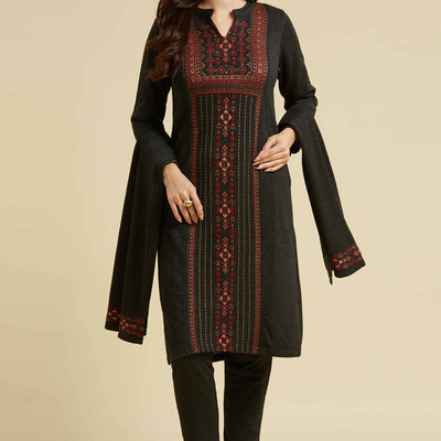 grey-floral-woolen-salwar-suit
