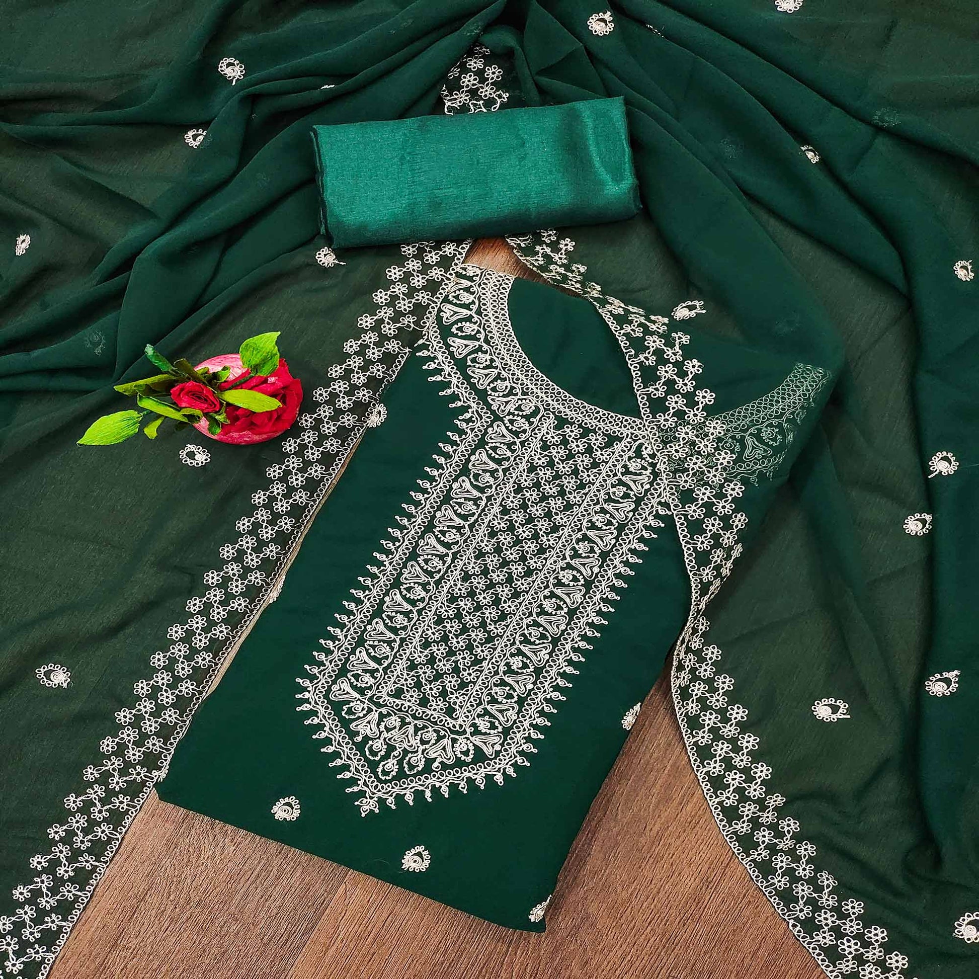 green-embroidered-georgette-dress-material-8