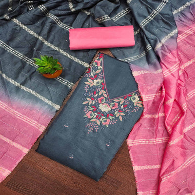 grey-floral-sequins-embroidered-cotton-silk-dress-material-33