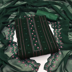 green-sequins-embroidered-georgette-dress-material-5