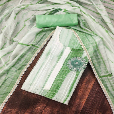 green-sequins-embroidered-chanderi-cotton-dress-material