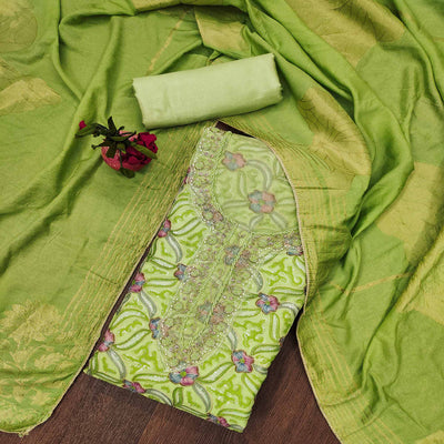green-floral-sequins-embroidered-organza-dress-material-1