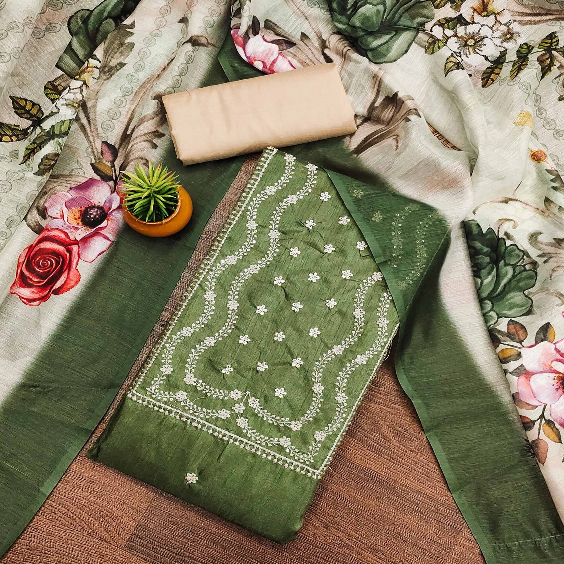 green-floral-sequins-embroidered-cotton-blend-dress-material-8