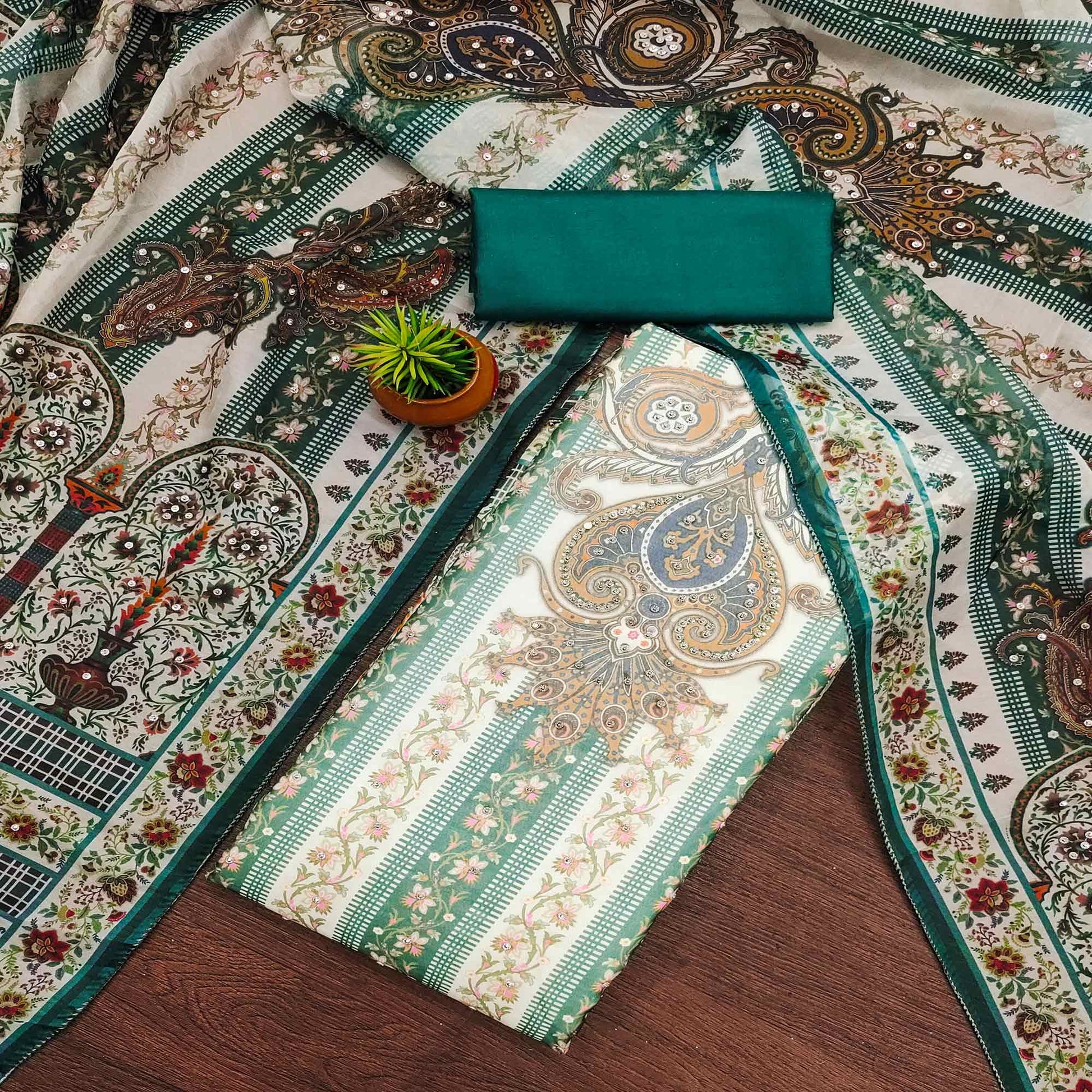 green-floral-digital-printed-with-diamond-work-organza-dress-material