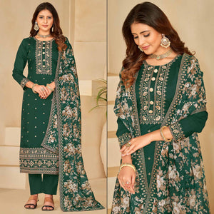 green-embroidered-pure-silk-semi-stitched-suit