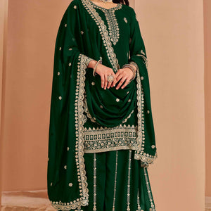 green-floral-embroidery-georgette-semi-stitched-palazzo-suit