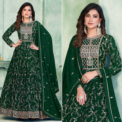 green-embroidered-georgette-semi-stitched-anarkali-suit